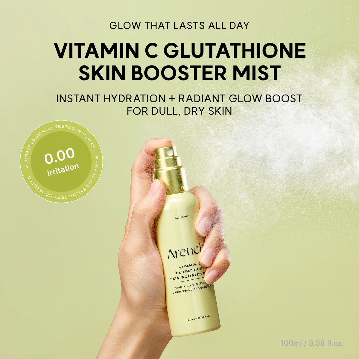 ARENCIA Vitamin C & Glutathione Skin Booster Mist