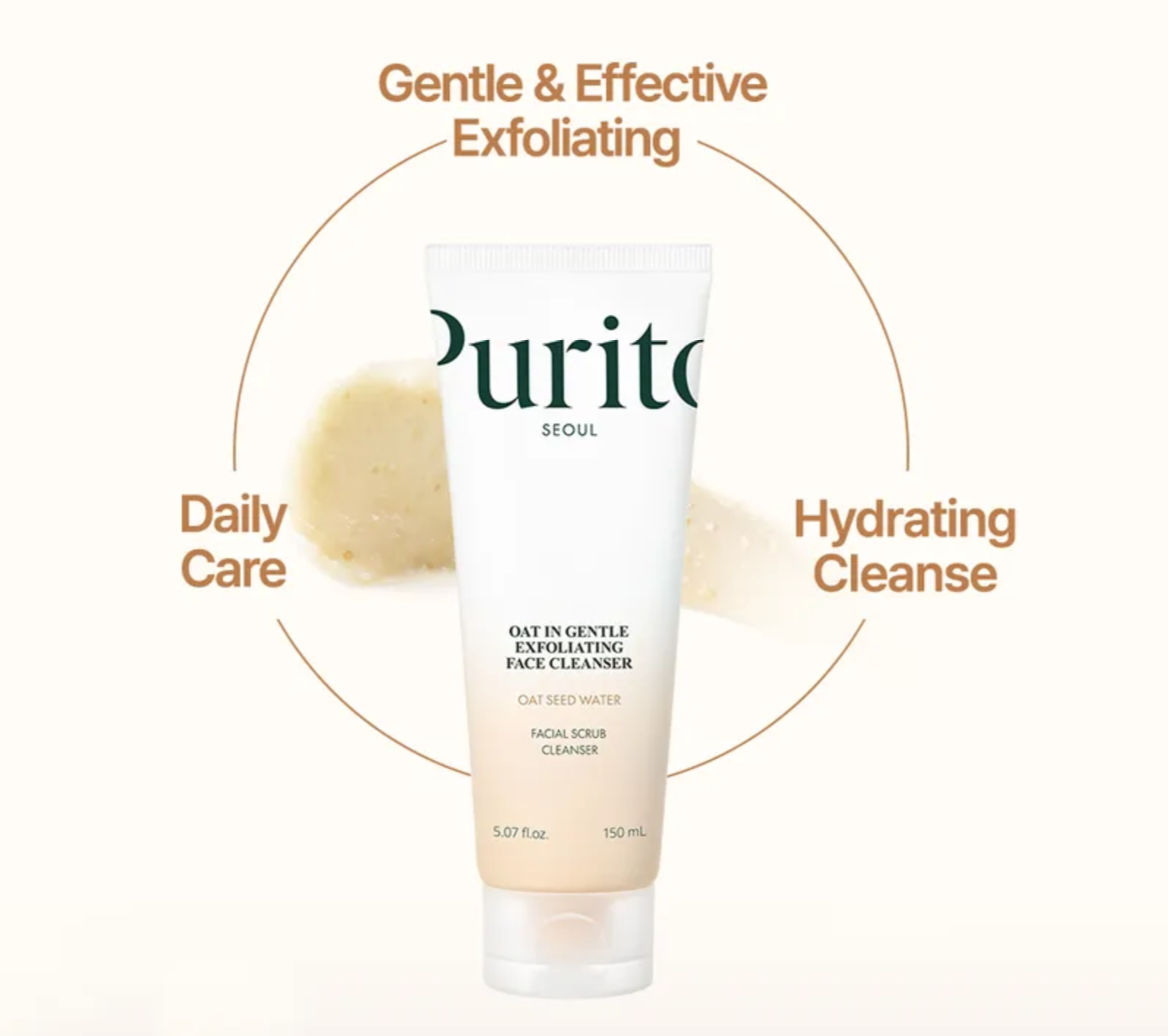 Purito SEOUL - Oat In Gentle Exfoliating Face Cleanser
