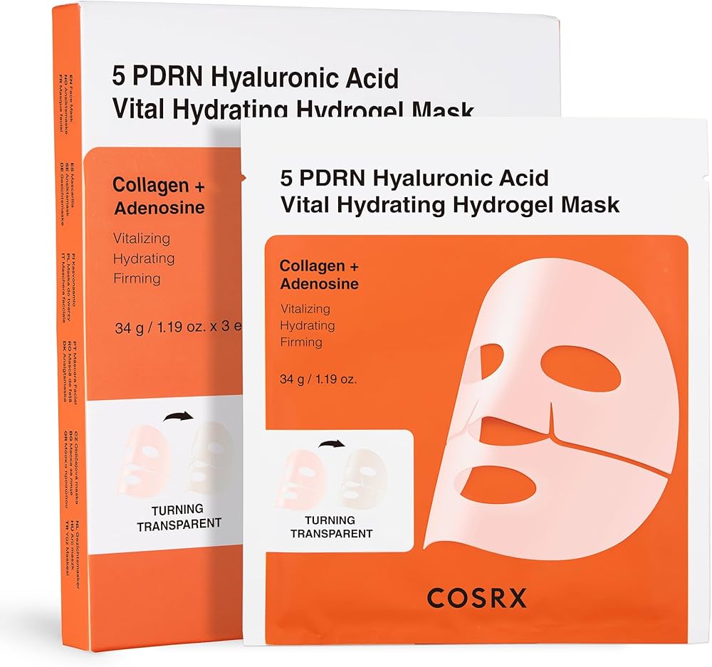 Cosrx 5 PDRN Hyaluronic Acid Vital Hydrating Hydrogel Mask