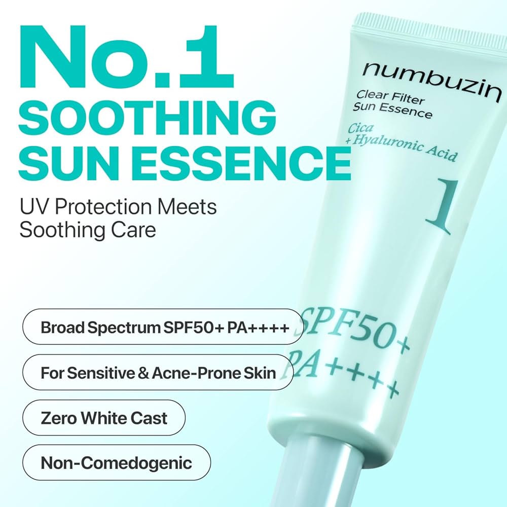 Numbuzin No1. Clear Filter Sun Essence SPF50+