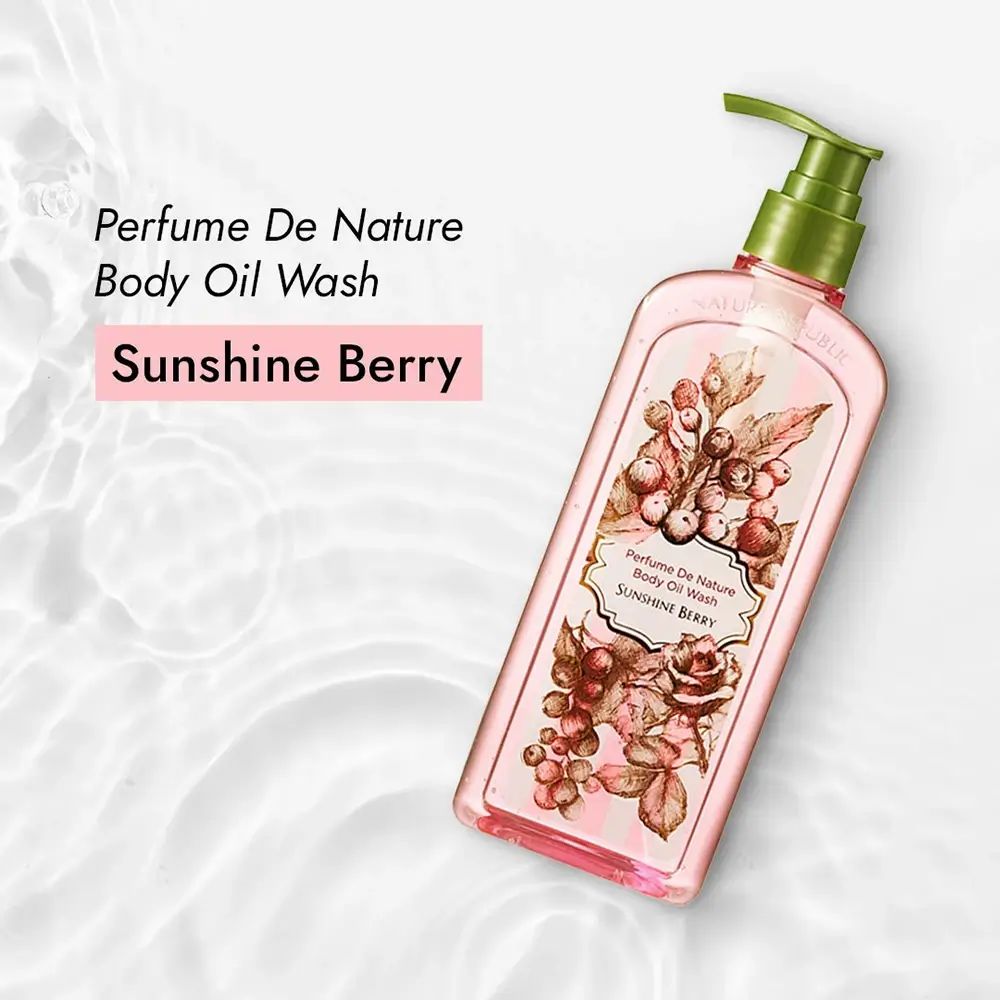 Perfume De Nature Body Oil Wash Sunshine Berry 345ml