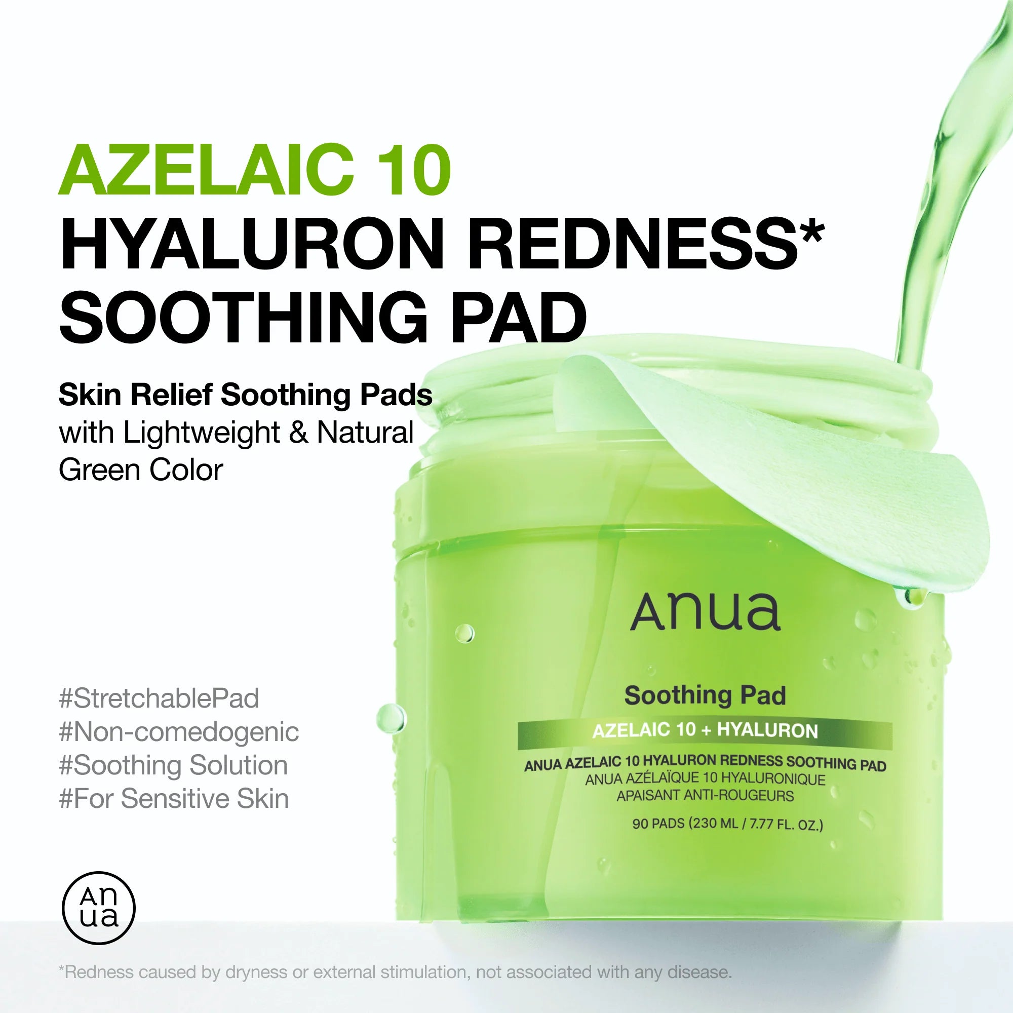 Anua - Soothing Pad Azelaic 10 + Hyaluron