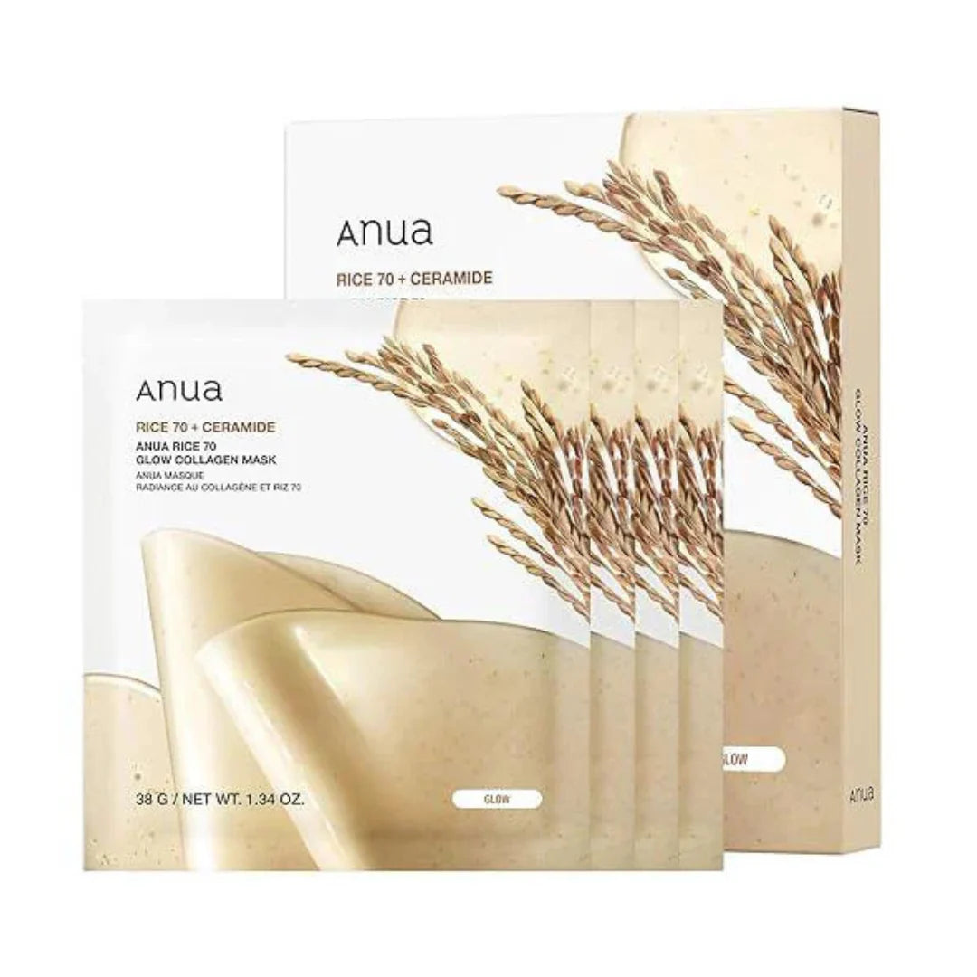 Anua - Rice 70 Glow Collagen Mask
