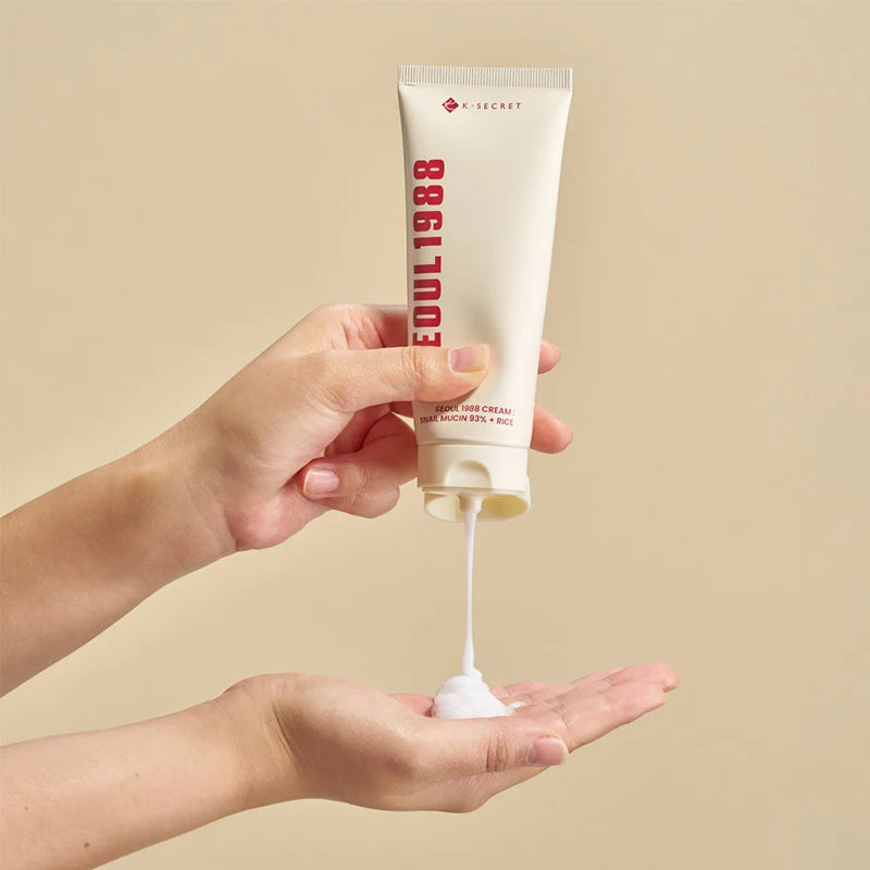 K-SECRET SEOUL 1988 Cream: Snail Mucin 93% + Rice