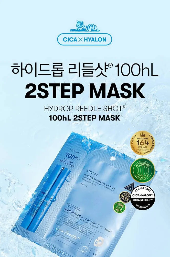 VT Cosmetics Hydrop Reedle Shot 100hl 2Step Mask