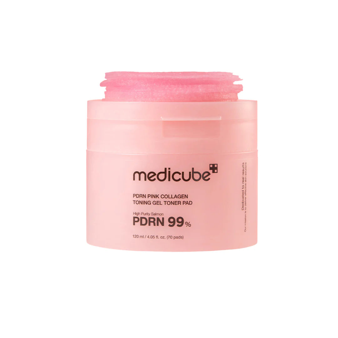 Medicube PDRN Pink Collagen Toning Gel Toner Pad 120ml 70ea