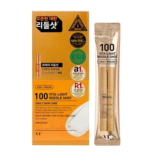 VT Cosmetics Vita-Light Reedle Shot 100 (10ea *2ml)