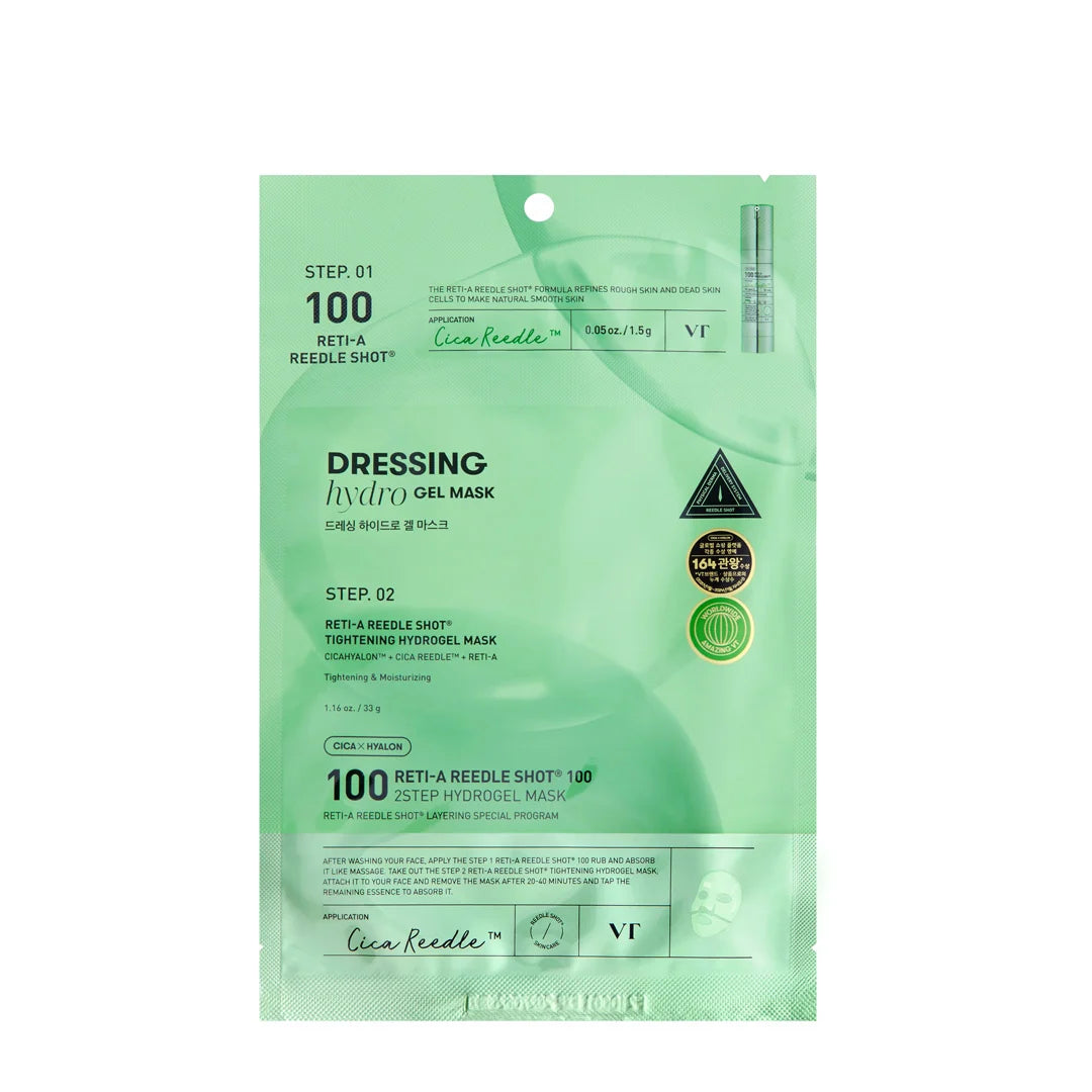 VT Cosmetics Reti-A Reedle Shot 100 2Step Hydrogel Mask