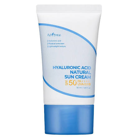 Isntree - Hyaluronic Acid Natural Sun Cream SPF50+ PA++++ - 50ml