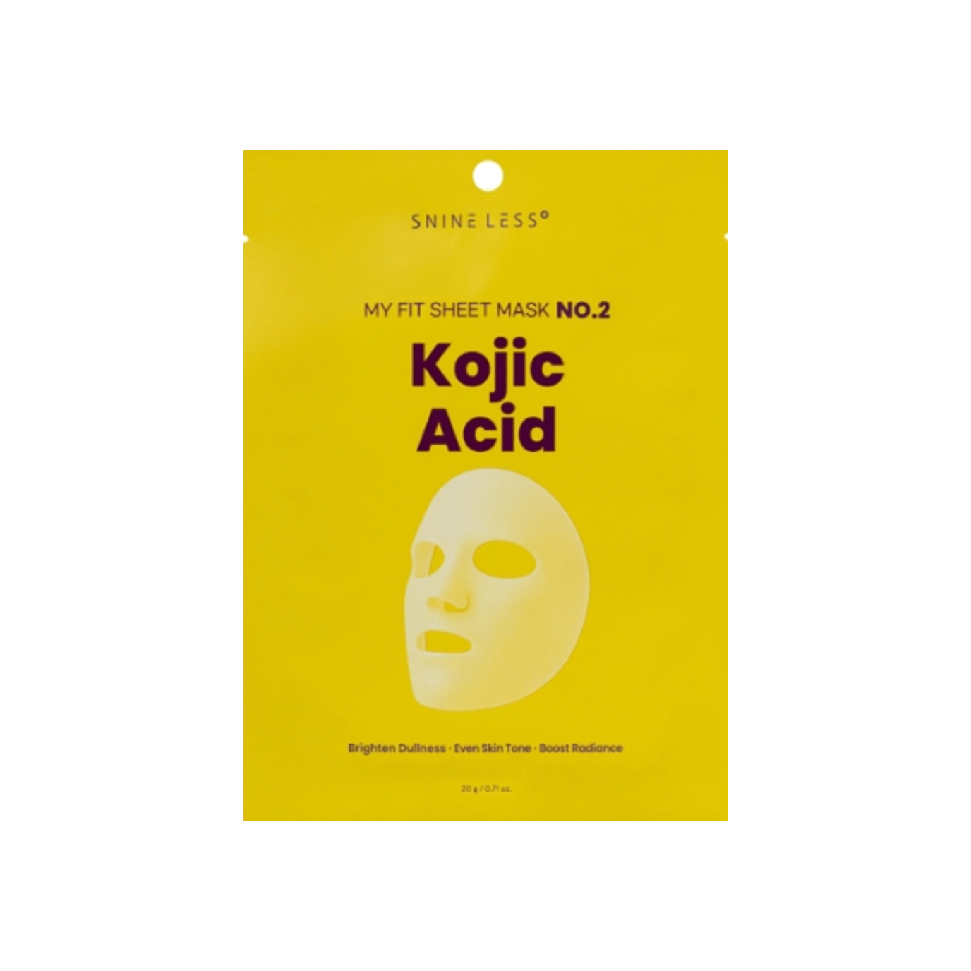 NINELESS - My Fit Sheet Mask No.2 Kojic Acid