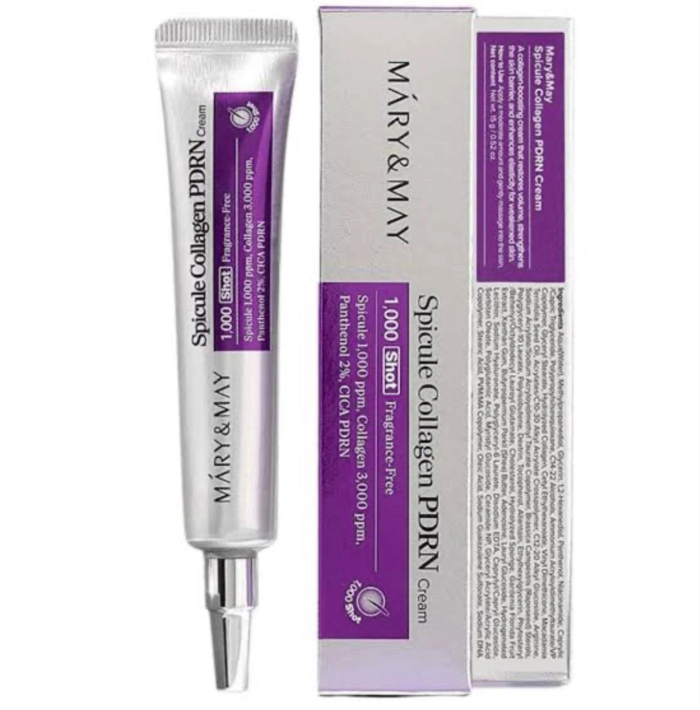 Mary & May Spicule Collagen PDRN Cream 15g