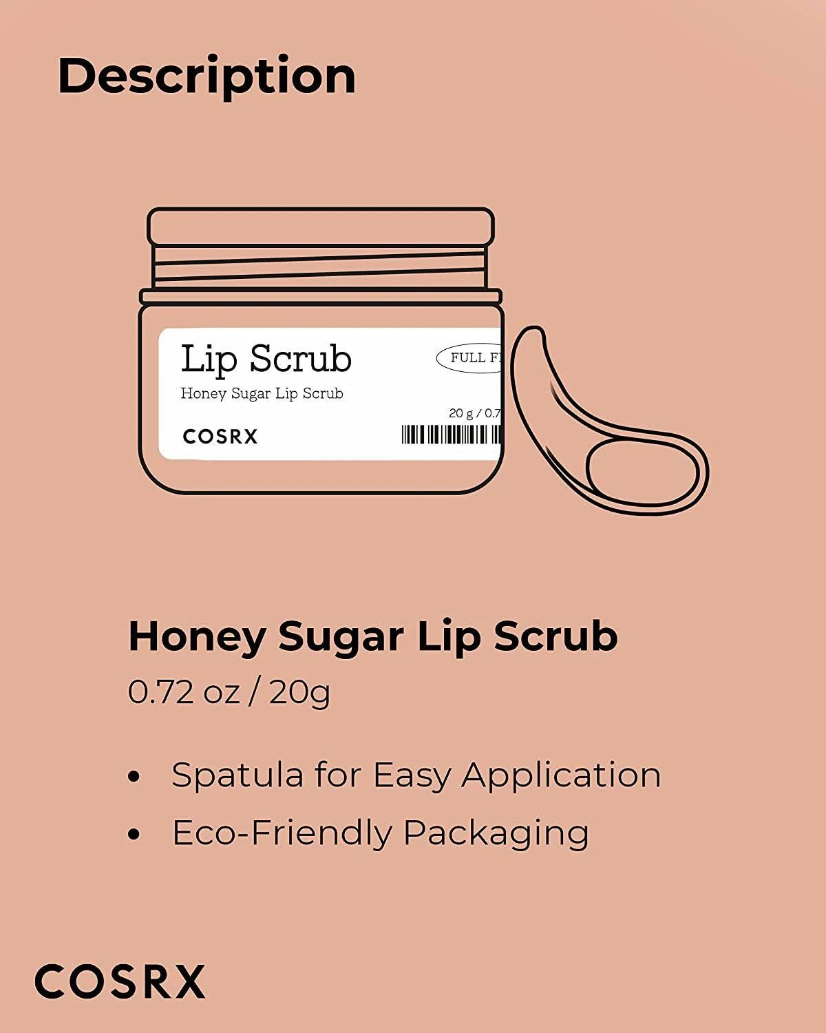 COSRX Honey Sugar Lip Scrub