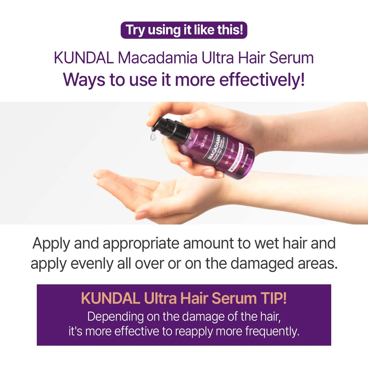 Kundal Macadamia Ultra Hair Serum Cherry Blossom