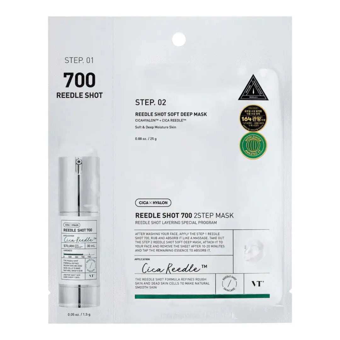 VT Cosmetics Mild Reedle Shot 700 2Step Mask