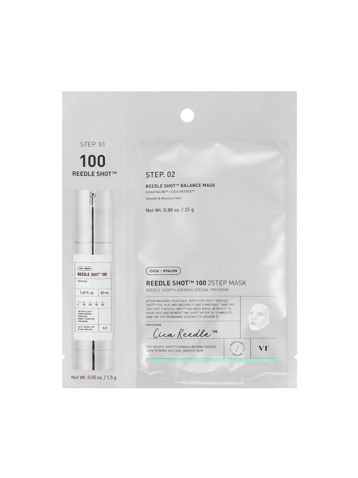 Reedle Shot 100 2 Step Mask VT Cosmetics